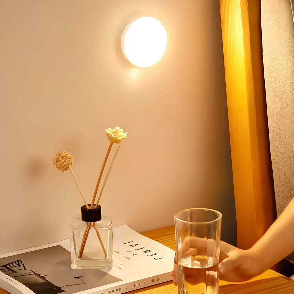 Wireless Motion Sensor Lamp — Automatic, USB Rechargeable ABS