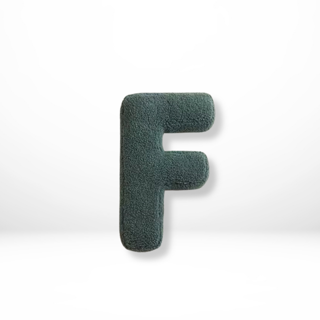 Alphabet Decorative Cushion – Soft Letter-Shaped Accent
