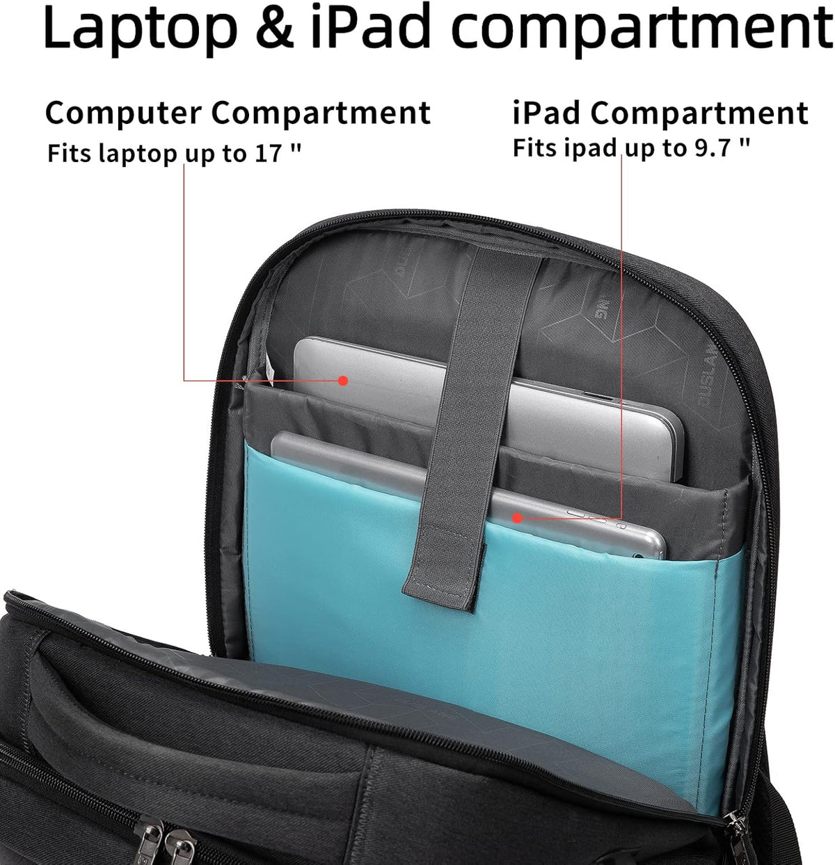 Vattentät laptopryggsäck — USB-laddning, för laptop på 33–43 cm