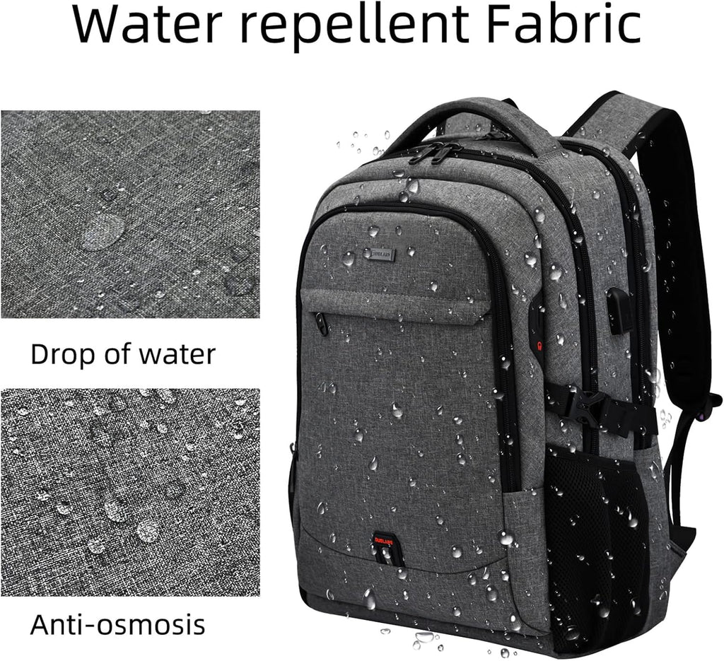 Vattentät laptopryggsäck — USB-laddning, för laptop på 33–43 cm