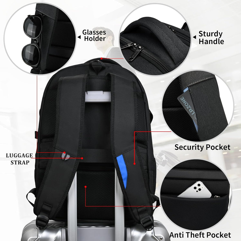 Vattentät laptopryggsäck — USB-laddning, för laptop på 33–43 cm