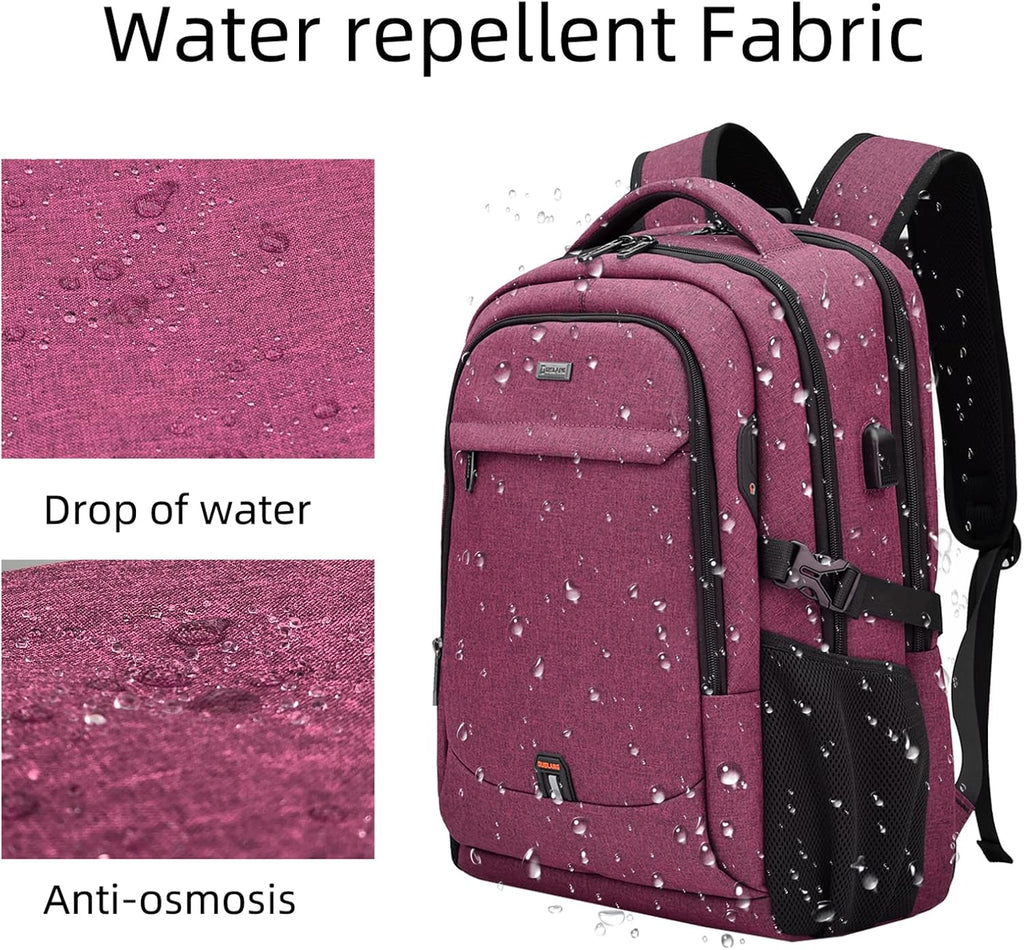 Vattentät laptopryggsäck — USB-laddning, för laptop på 33–43 cm