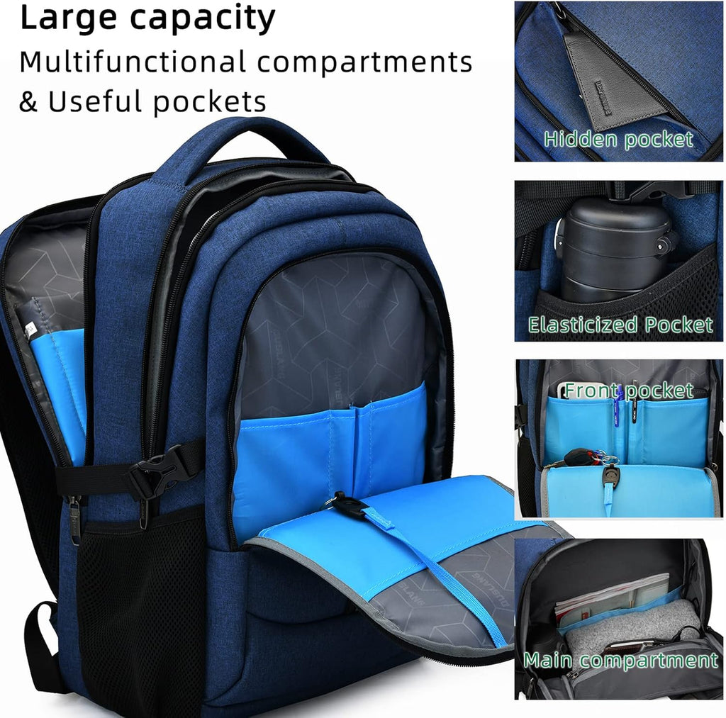 Vattentät laptopryggsäck — USB-laddning, för laptop på 33–43 cm