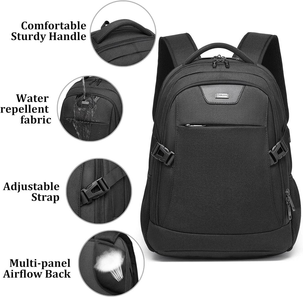 Vattentät laptopryggsäck — USB-laddning, för laptop på 33–43 cm