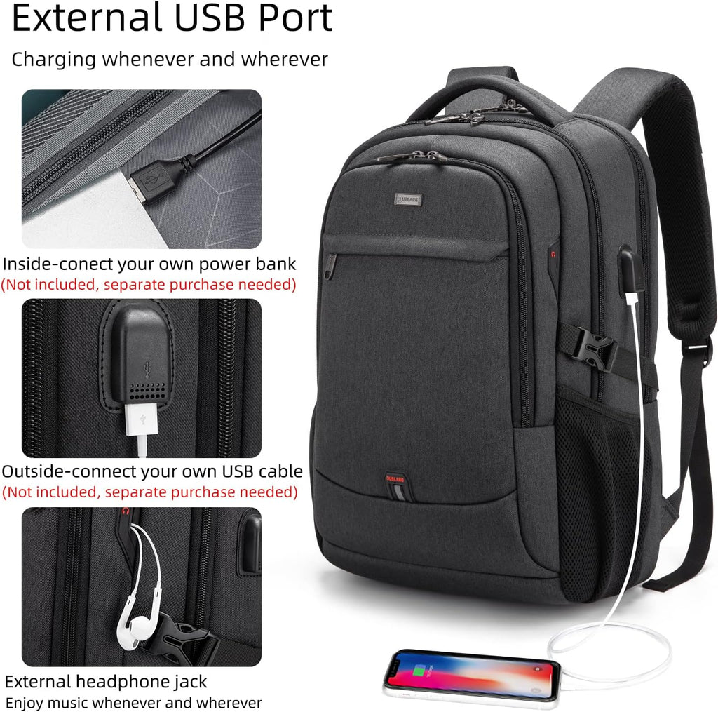 Vattentät laptopryggsäck — USB-laddning, för laptop på 33–43 cm