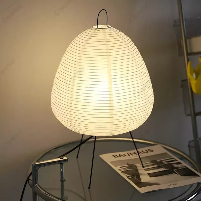 Kairoi Rice Paper Lamp — Gentle Ambient Glow, Japanese Minimalist Design