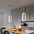 Selene Two-Tier Crystal Pendant Light — Angled Glass Prisms