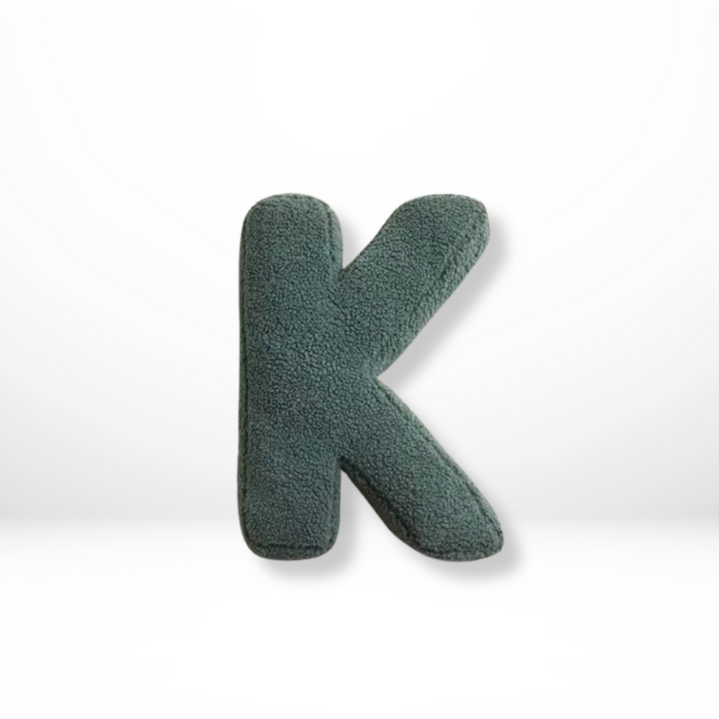 Alphabet Decorative Cushion – Soft Letter-Shaped Accent