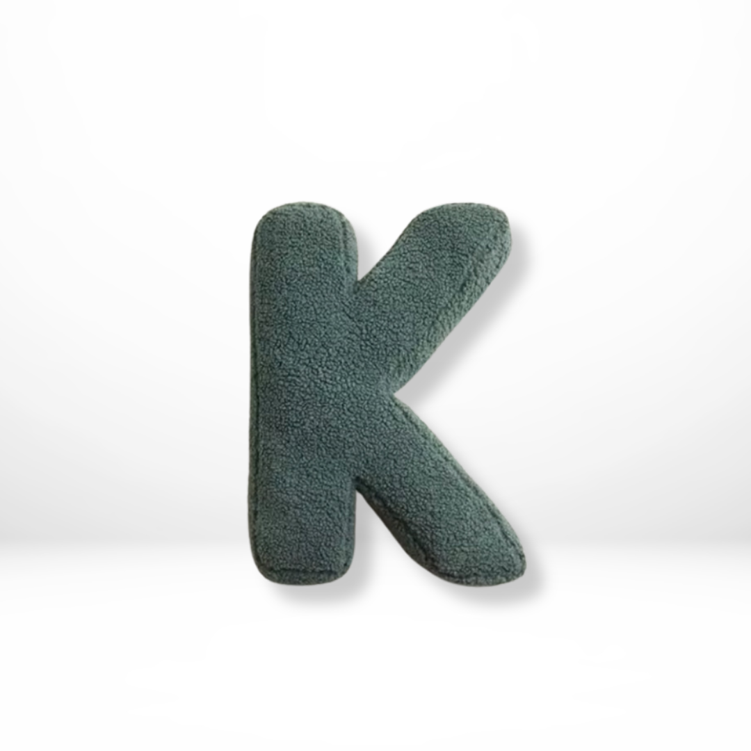 Alphabet Decorative Cushion – Soft Letter-Shaped Accent