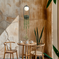 VerdiGlow Wall Planter Lamp — Built-In Planter Shelf, Warm LED Glow