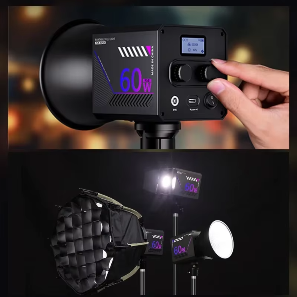 Luz RGB portátil — Batería recargable integrada de 10000mAh