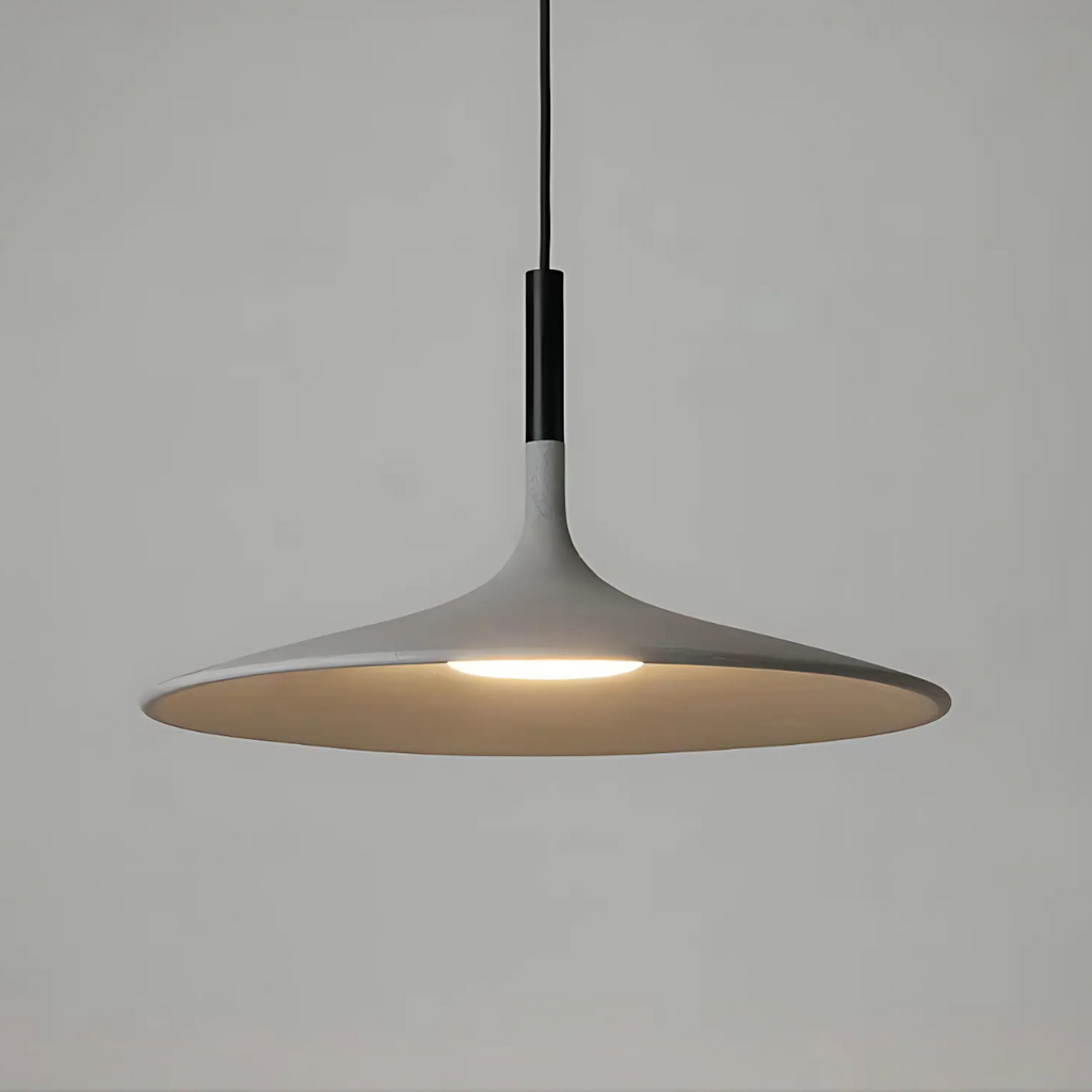 LyraStone Pendant Light — Natural LED Glow, Hand Knitted Finish