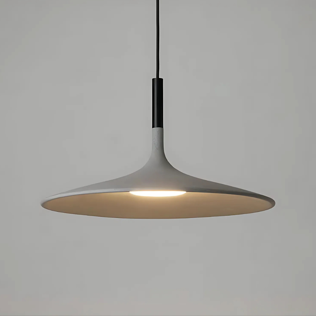 LyraStone Pendant Light — Natural LED Glow, Hand Knitted Finish