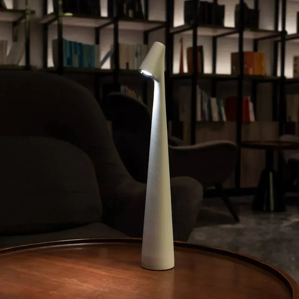 Nordic Wireless LED Table Lamp — Cord-Free Directed Beam