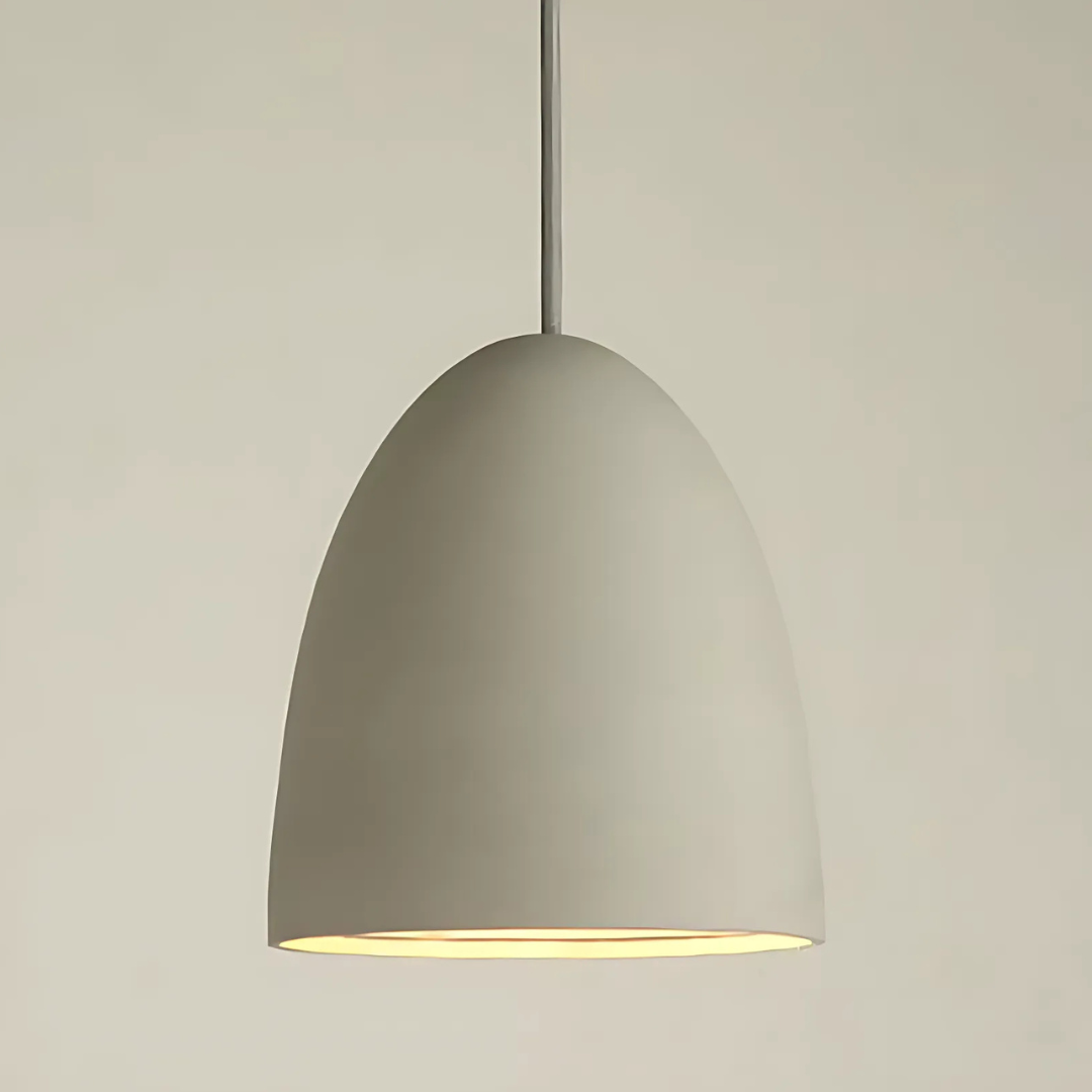 NovaCrest Cement Pendant Light Series — Touch Switch, Integrated Warm White LED