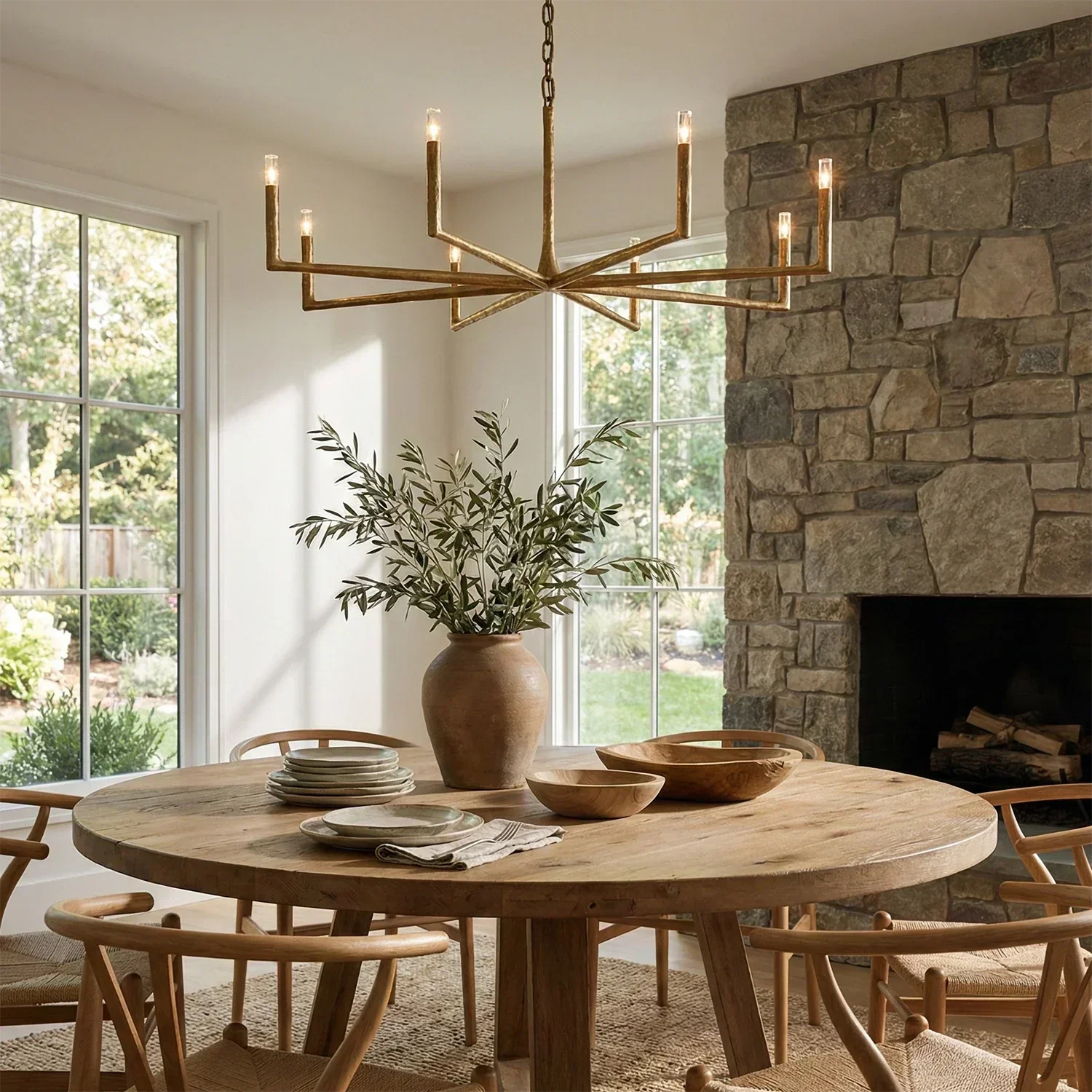 Avarit Forged Round Chandelier | wildoxy