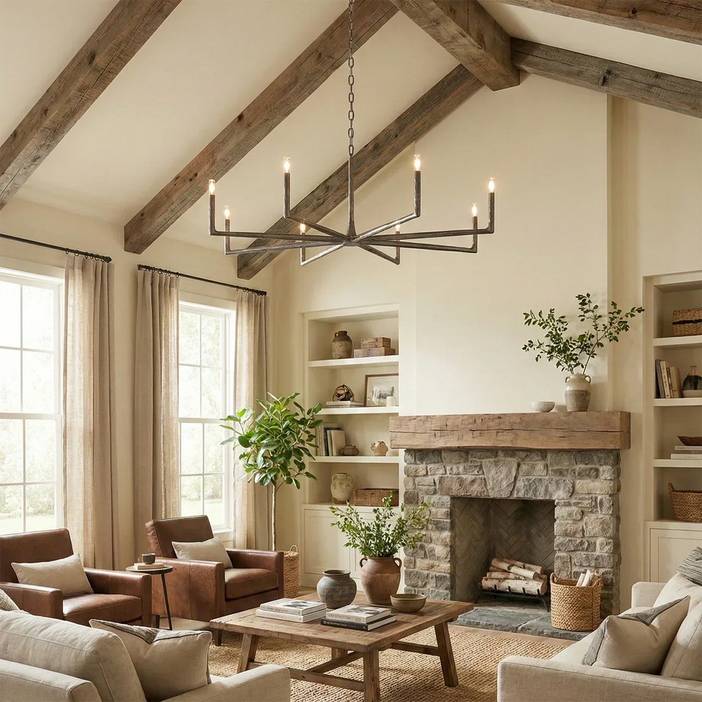 Avarit Forged Round Chandelier | wildoxy