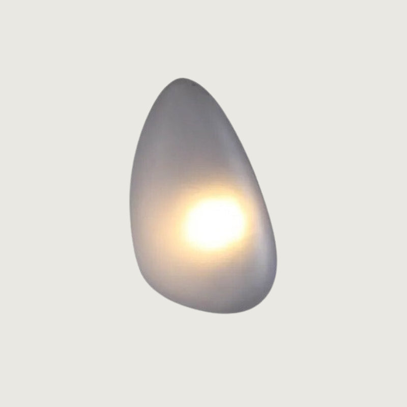 Lirena Colorful Glass Wall Lamp — Clear Acrylic Trim