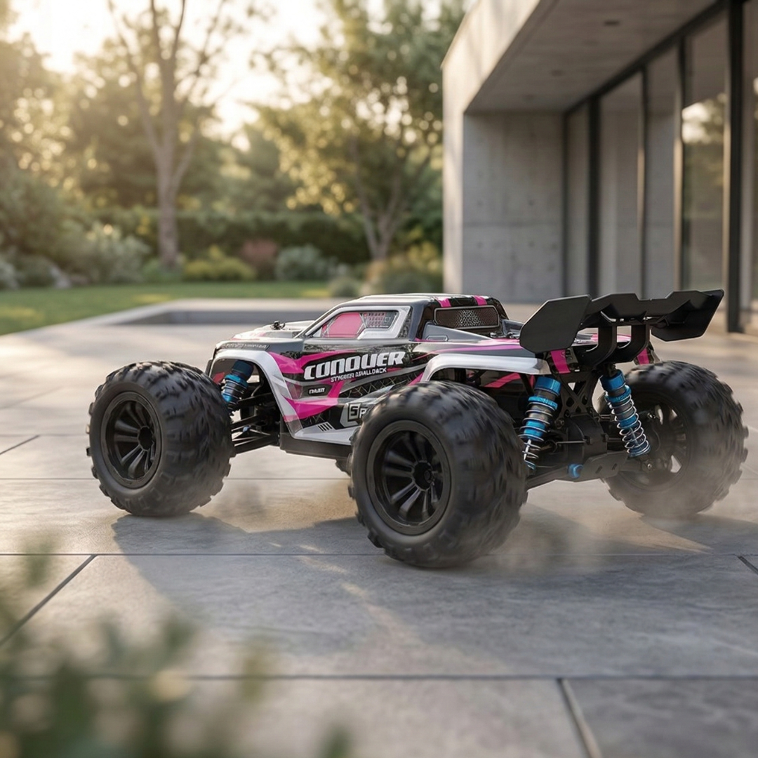 Skala 1:16 4WD-RC-lastbil — kraftfuld motor, tophastighed på op til 70 Kmh