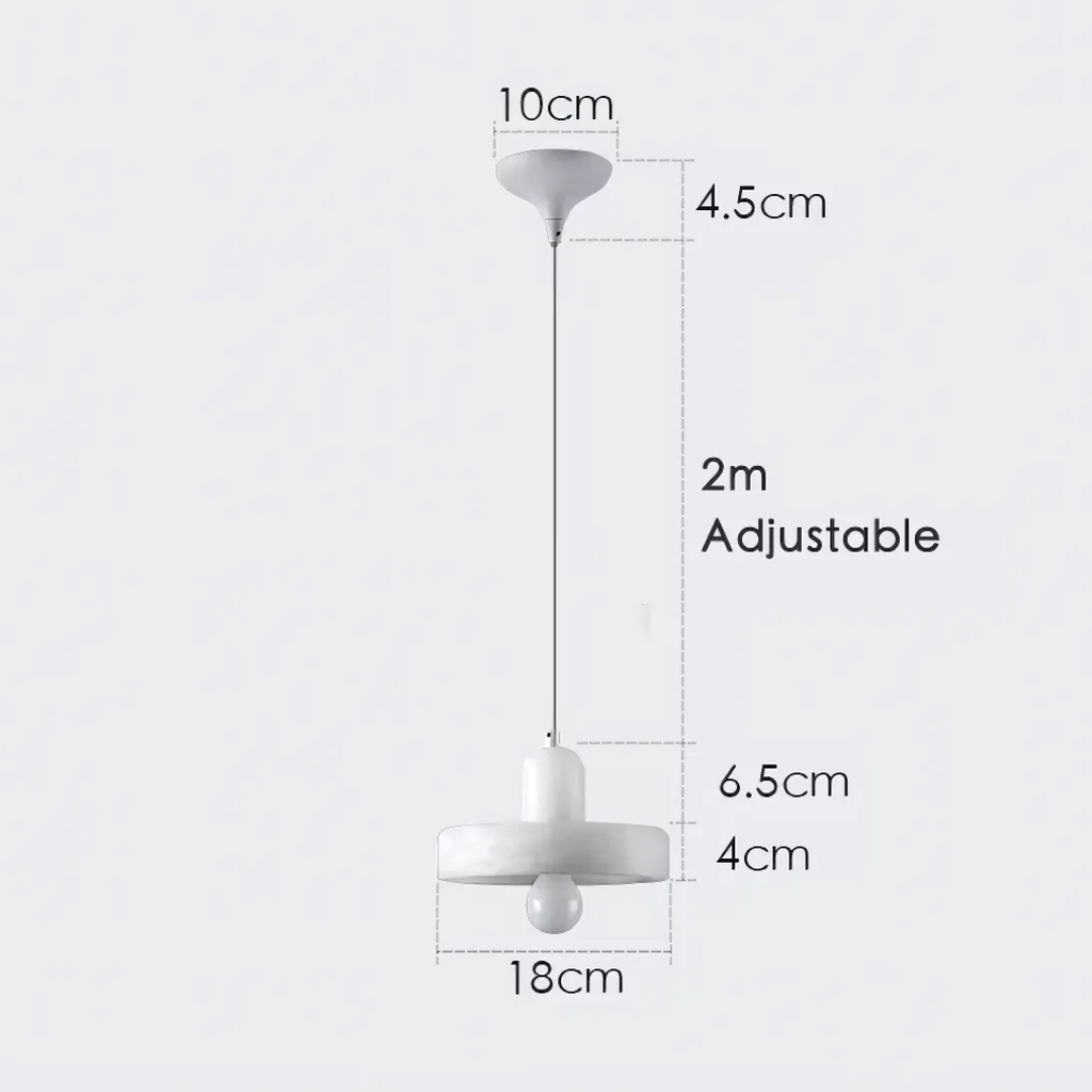 Vespera Marble Pendant Lamp — Hand Knitted Detailing, E14 Socket, Single LED Light