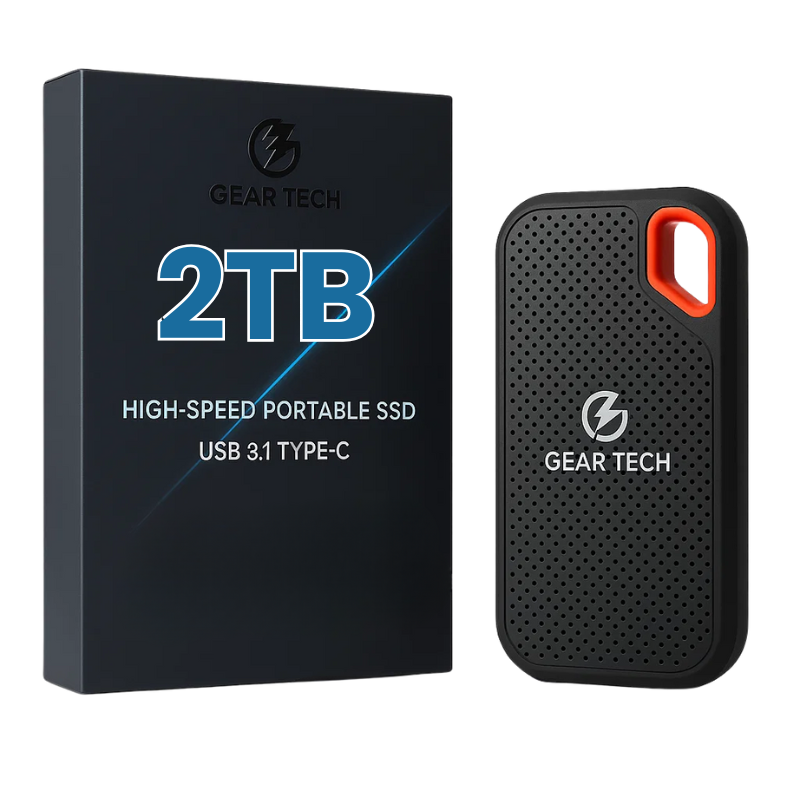 Zewnętrzny dysk SSD 2TB — przenośny dysk USB-C