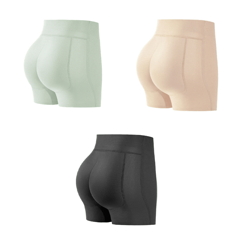 Corrigerende shapewear-short met hoge taille — push-upeffect