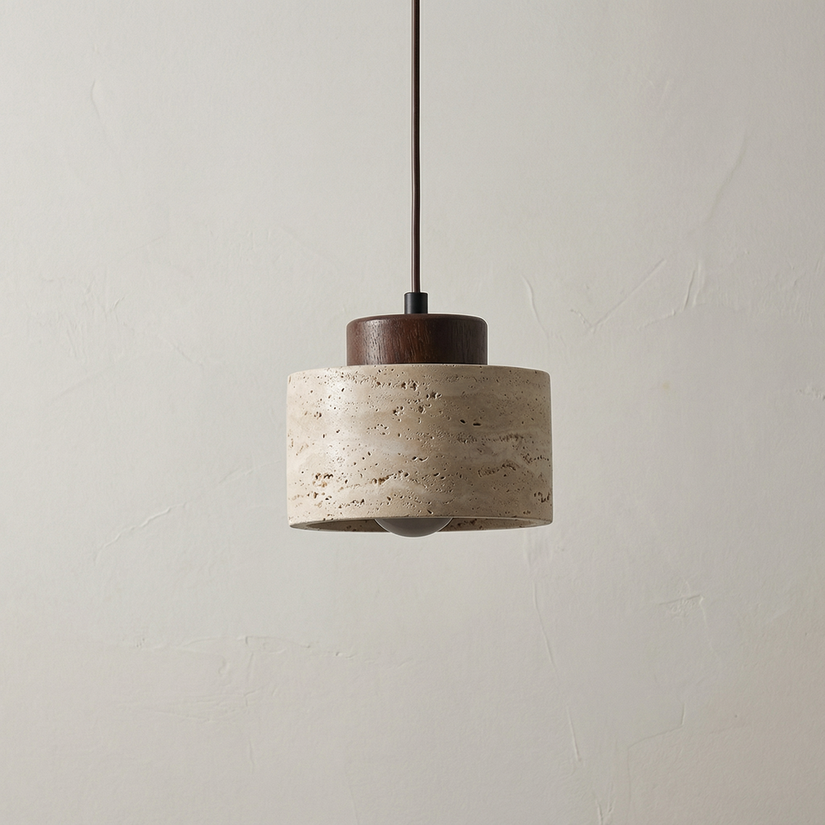 Vidar hanglamp van natuursteen – modern ontwerp met textuur