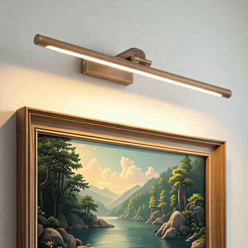 Oplaadbare gouden schilderijlamp — draadloze USB-lijstlamp
