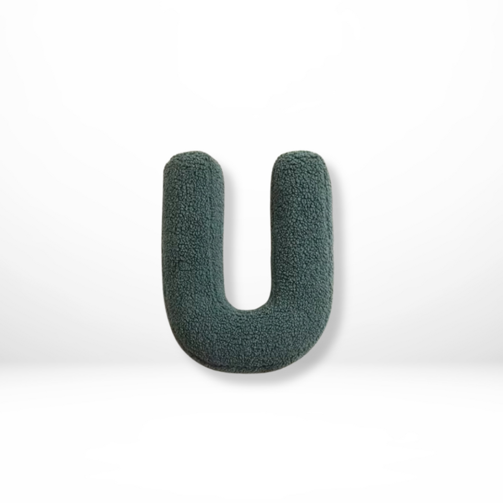 Alphabet Decorative Cushion – Soft Letter-Shaped Accent