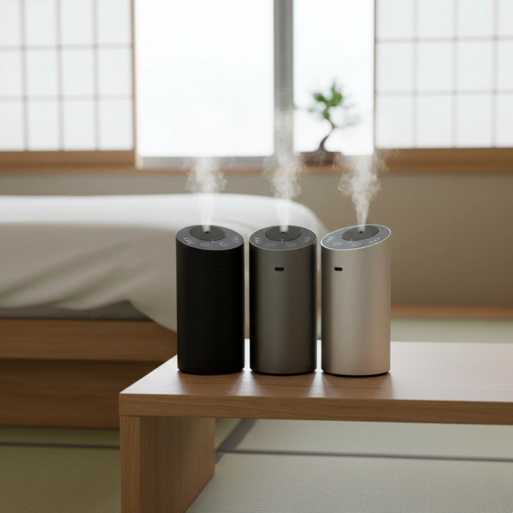 Difusor de aromas portátil inalámbrico — Batería recargable y cobertura para habitaciones pequeñas