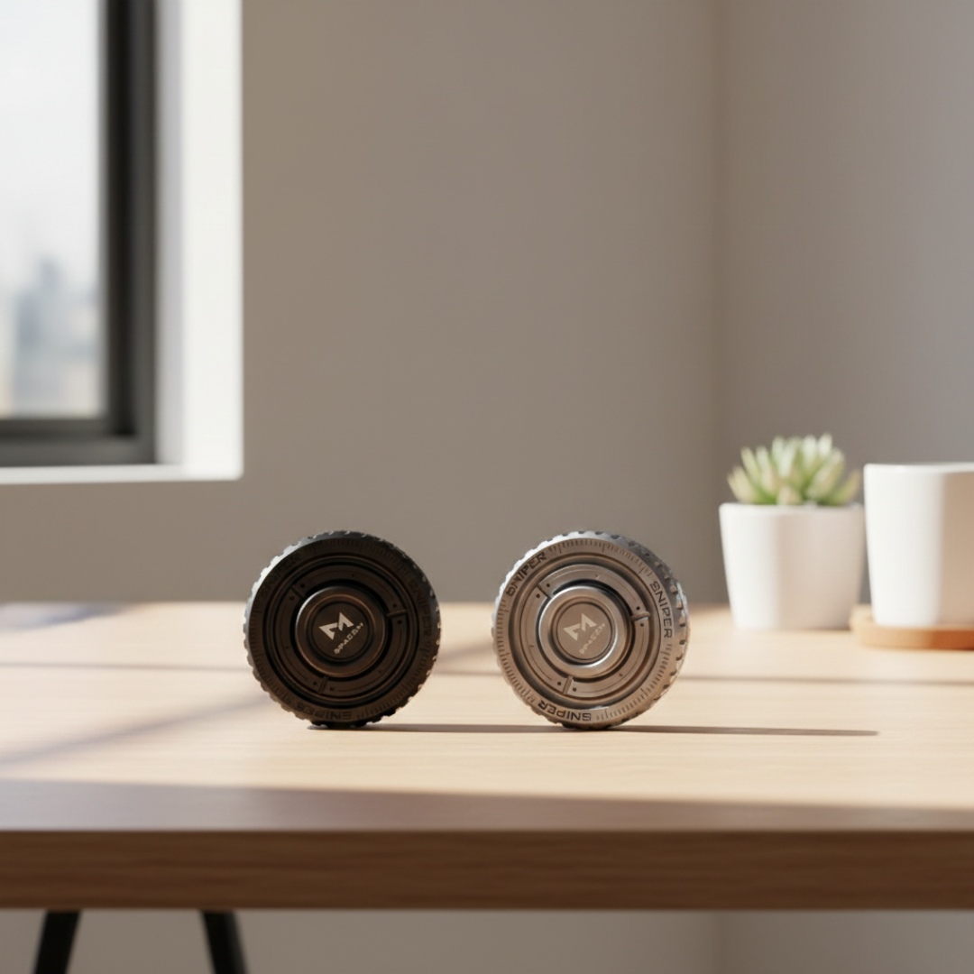 Spinner de acero inoxidable — Giro fluido y satisfactoria respuesta táctil
