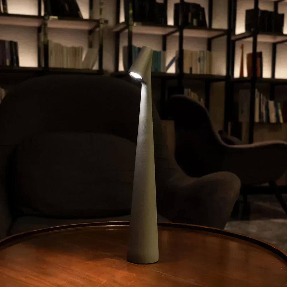 Nordic Wireless LED Table Lamp — Cord-Free Directed Beam