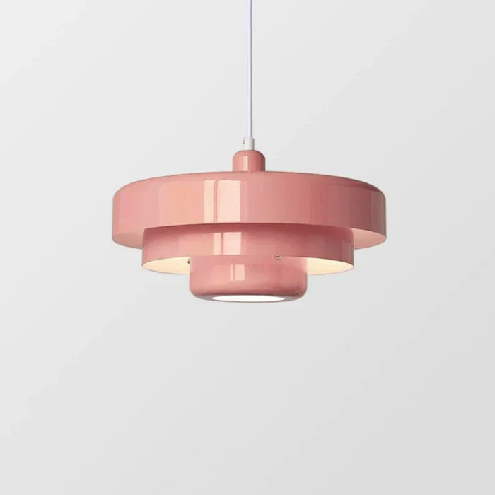 Vintage-pendellampe i metal — varm hvid LED, sort og bronze