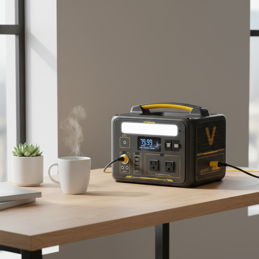 Draagbare zonnestroomgenerator van 299Wh — Piekvermogen van 1200W
