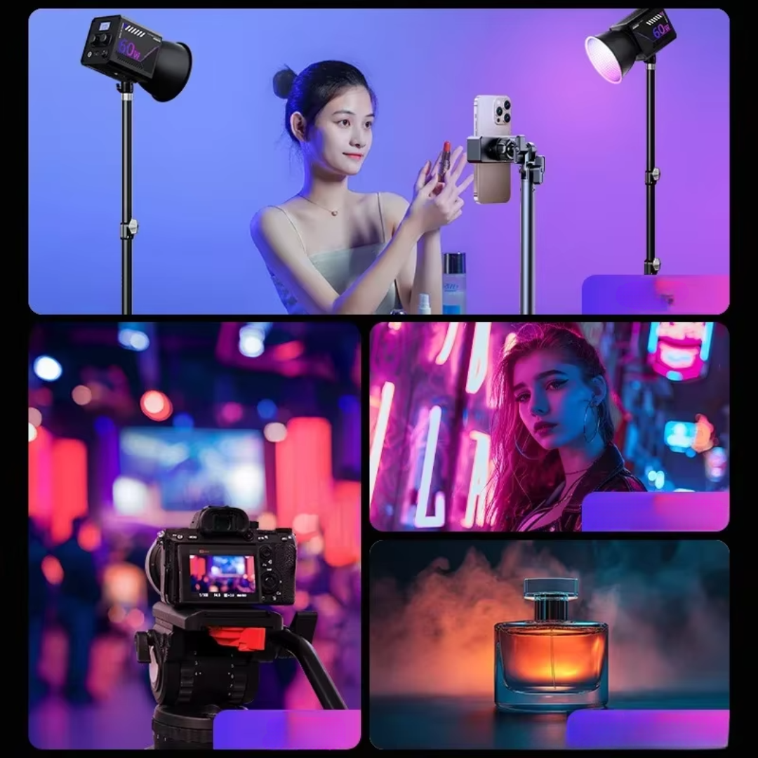 Luz RGB portátil — Batería recargable integrada de 10000mAh