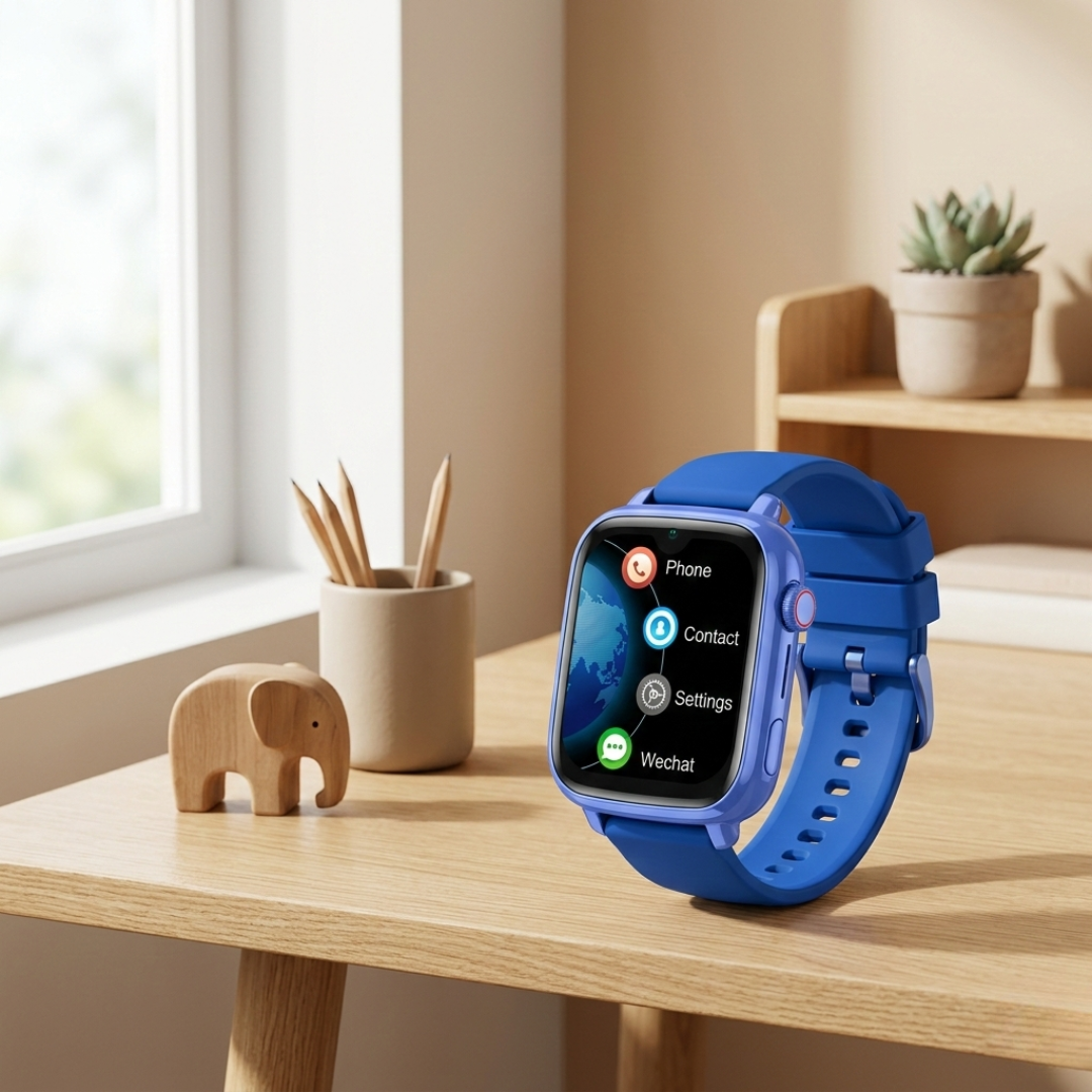KGG 4G GPS Smartwatch para Crianças — Localização em Tempo Real, Chamadas de Vídeo Bidirecionais, Alerta SOS