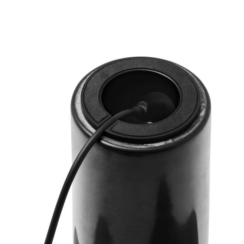 AureaStone Marble Lamp — Premium Fabric Shade, Natural Stone Base