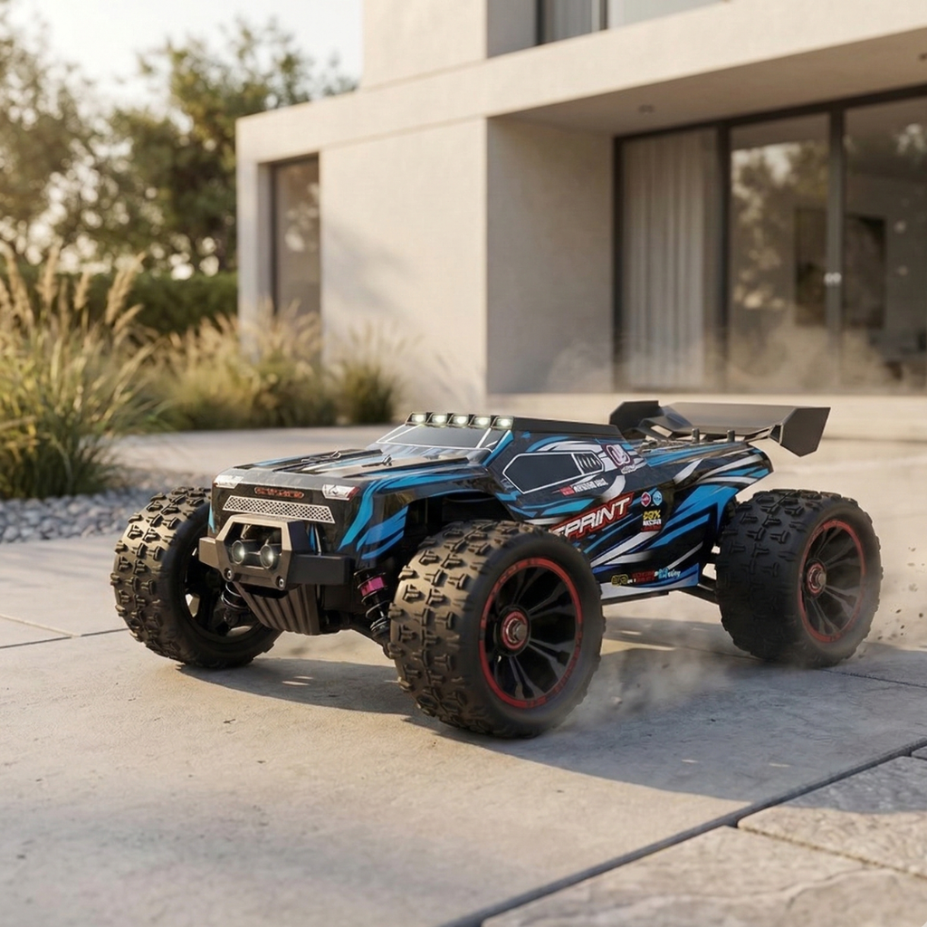 1:16 Scale Brushless RC Car — 4WD Drivetrain, 85 km/h Top Speed