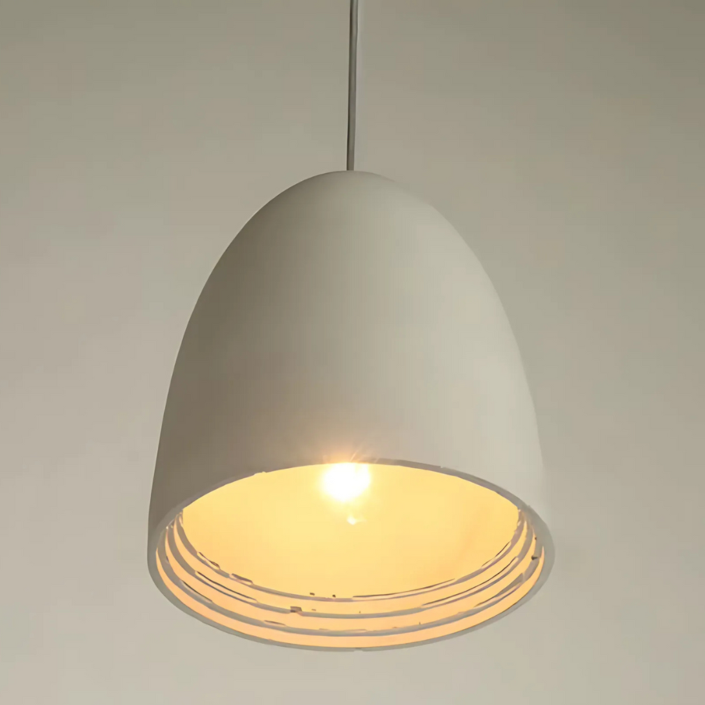 NovaCrest Cement Pendant Light Series — Touch Switch, Integrated Warm White LED