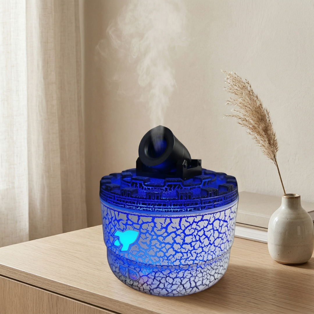 Difusor de aromas ultrasónico compacto con depósito de 200mL y control con temporizador