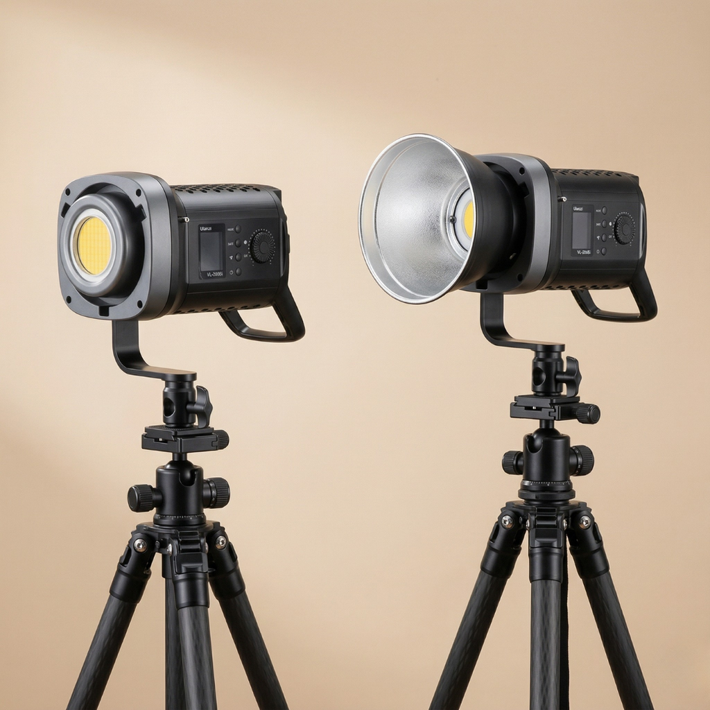 Ulanzi VL-200Bi 200W-os V-Mount videólámpa — állítható színhőmérséklet 2700K és 6500K között