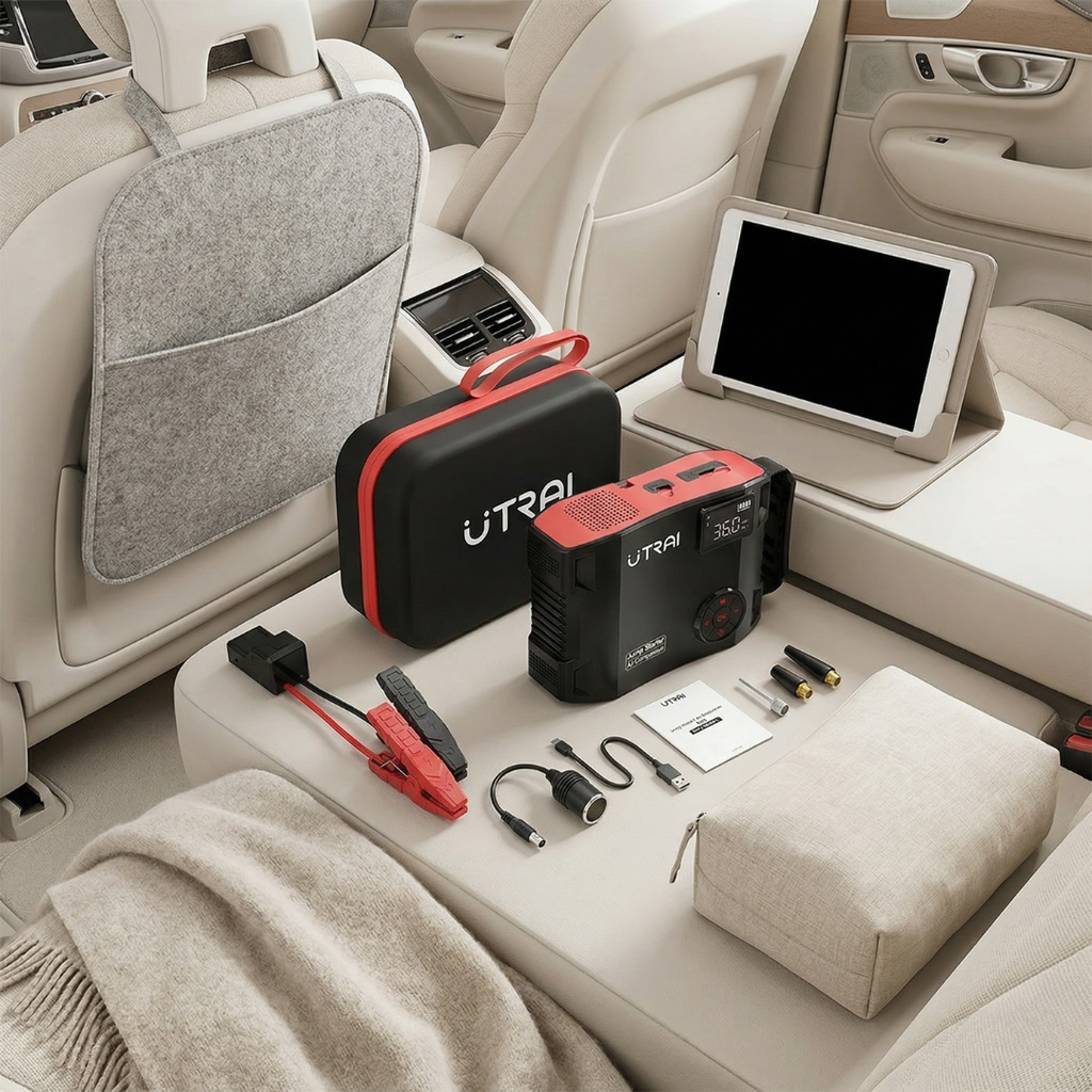 UTRAI 2000A Starthilfe und Powerbank mit Spitzenstrom