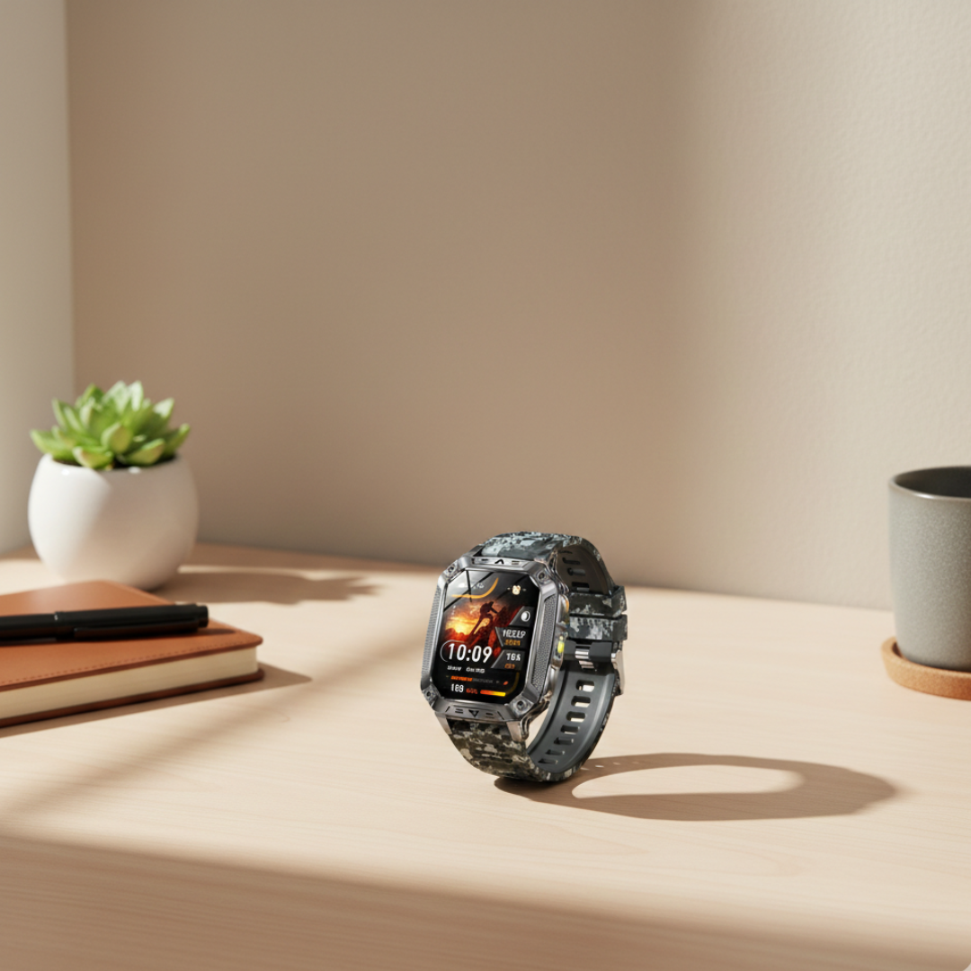 AMOLED kijelzős okosóra és tartós, vízálló fitneszkövető