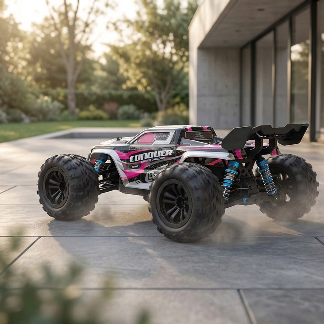 Skala 1:16 4WD-RC-lastbil — kraftfuld motor, tophastighed på op til 70 Kmh