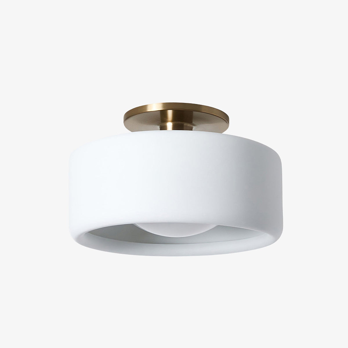 Lampă ceramică scandinavă — abajur semisferic din porțelan