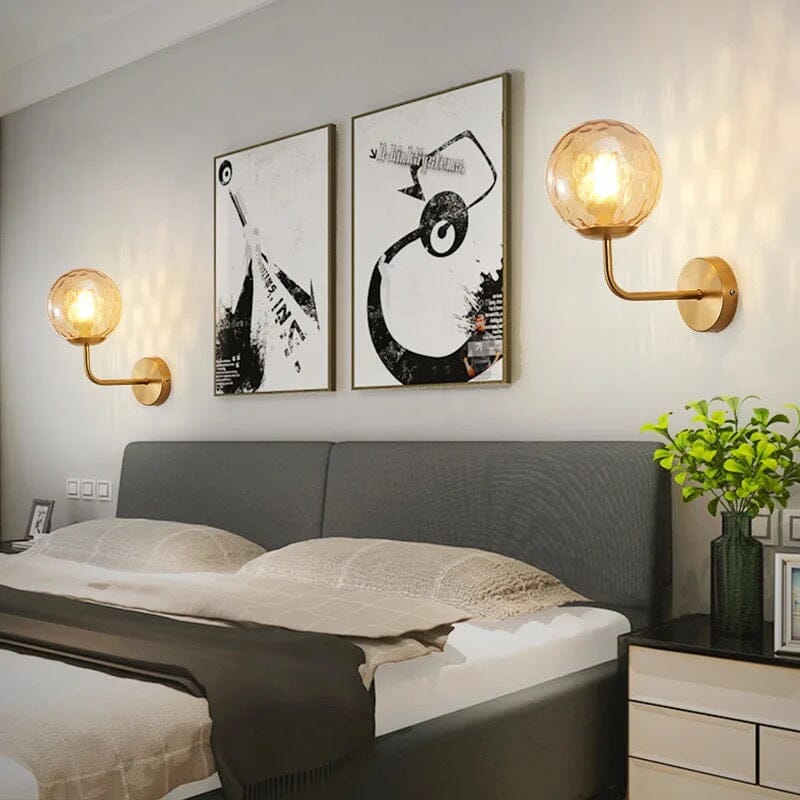 Virelle Wall Lamp — Iron Frame Construction, Warm Glow Lighting, Elegant Finish