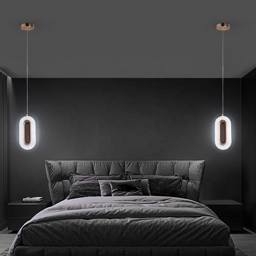 Selene Two-Tier Crystal Pendant Light — Angled Glass Prisms