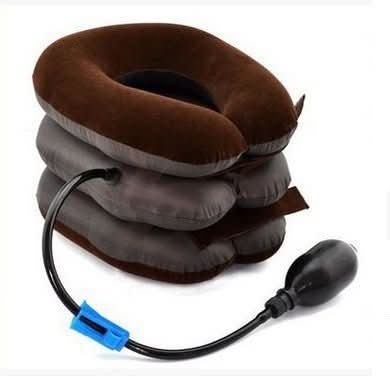 Inflatable Travel Neck Support Pillow — Adjustable Air Support, Compact Fold-Flat Profile