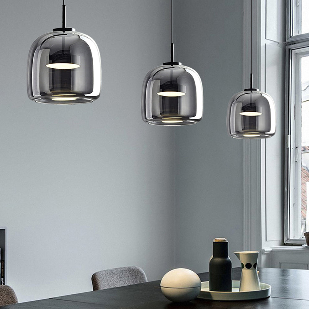 Vintage Style Hailie LED Pendant Lights — Warm Amber Glow