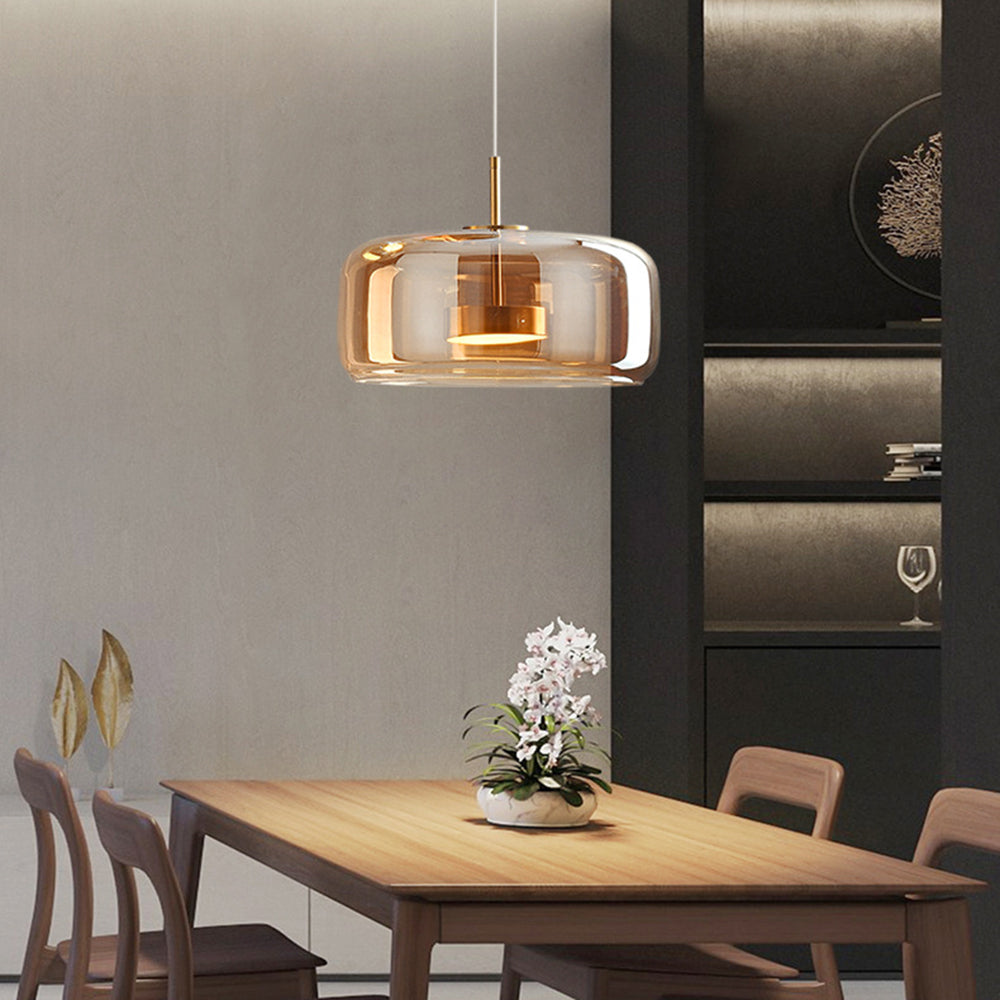 Vintage Style Hailie LED Pendant Lights — Warm Amber Glow